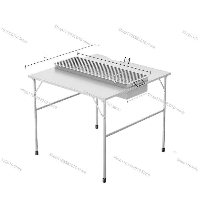 Outdoor Furniture Diy - Усиленный складной стол для улицы, портативный