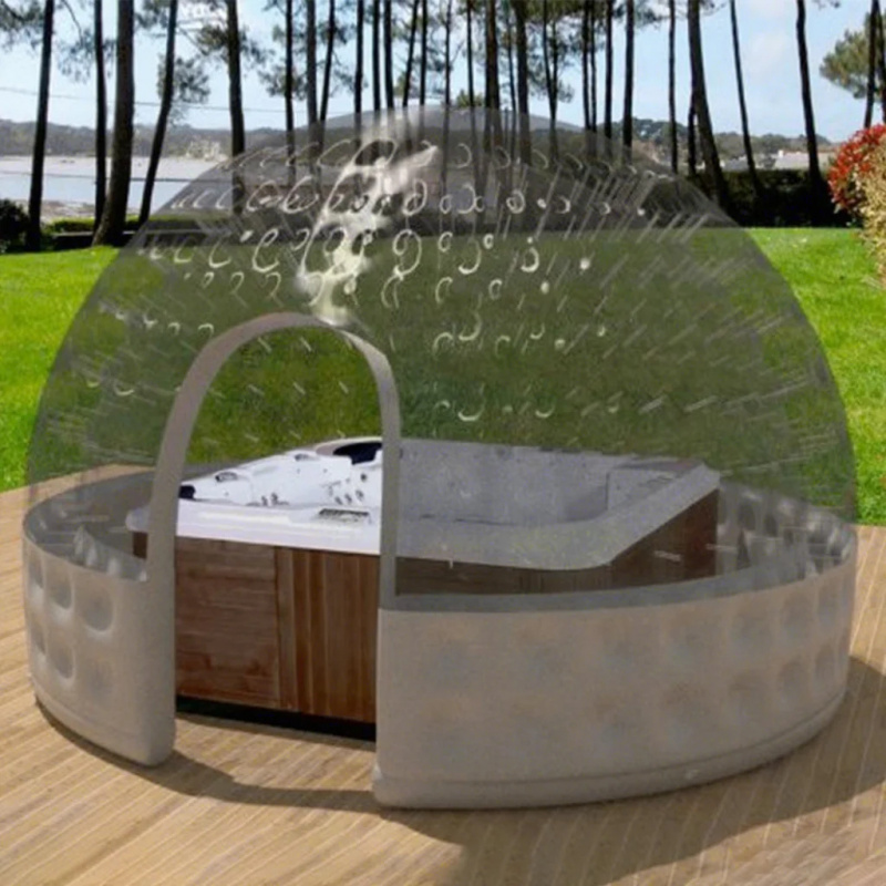 Inflatable Hot Tub - Новая модель зимней надувной палатки-тентовки для