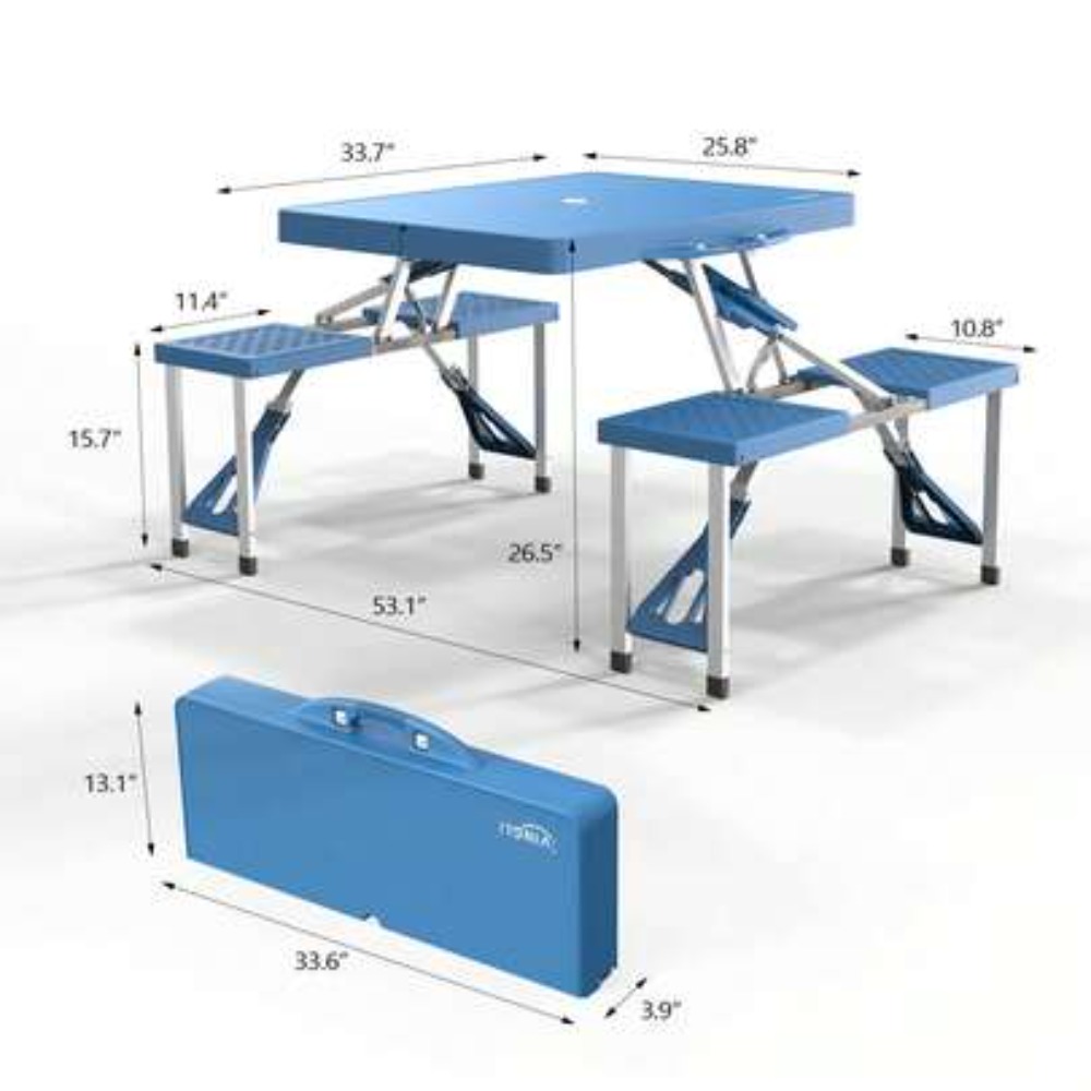Складной кемпинговый стол для  – обзор и цена Folding Picnic Table