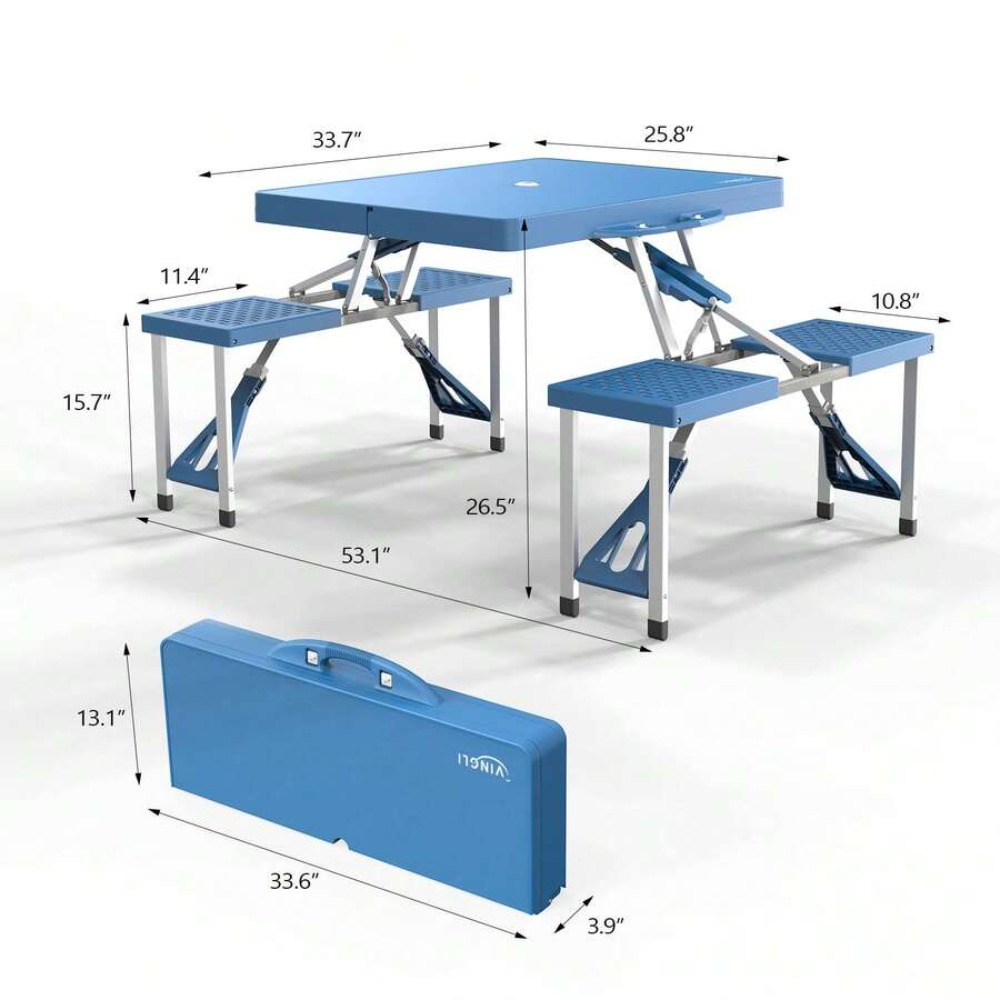 Складной кемпинговый стол для  – обзор и цена Folding Picnic Table