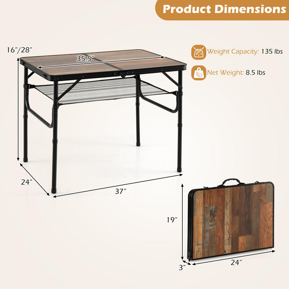 Складной походный стол для кем – обзор и цена Folding Picnic Table