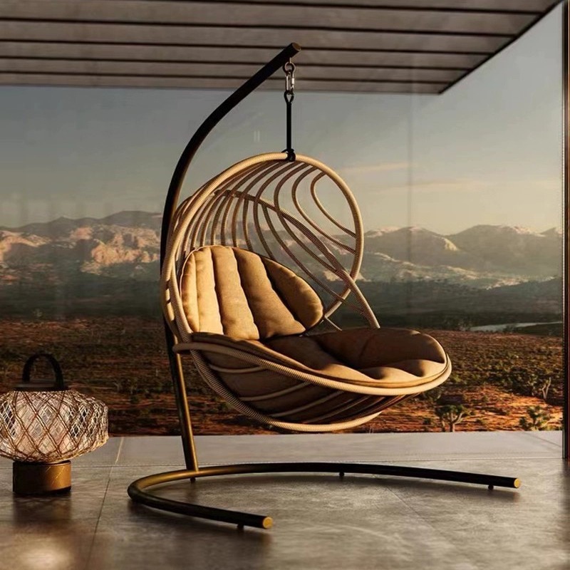 Плетеное подвесное кресло-кача – обзор и цена Hanging Egg Chair