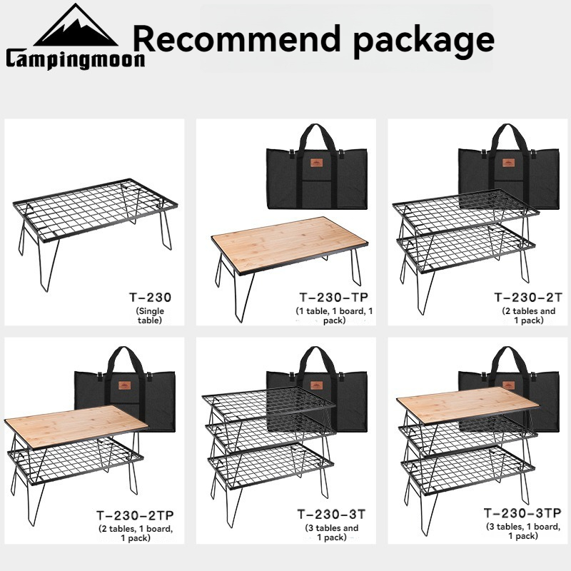 CAMPINGMOON T-230 Портативный  – обзор и цена Folding Picnic Table