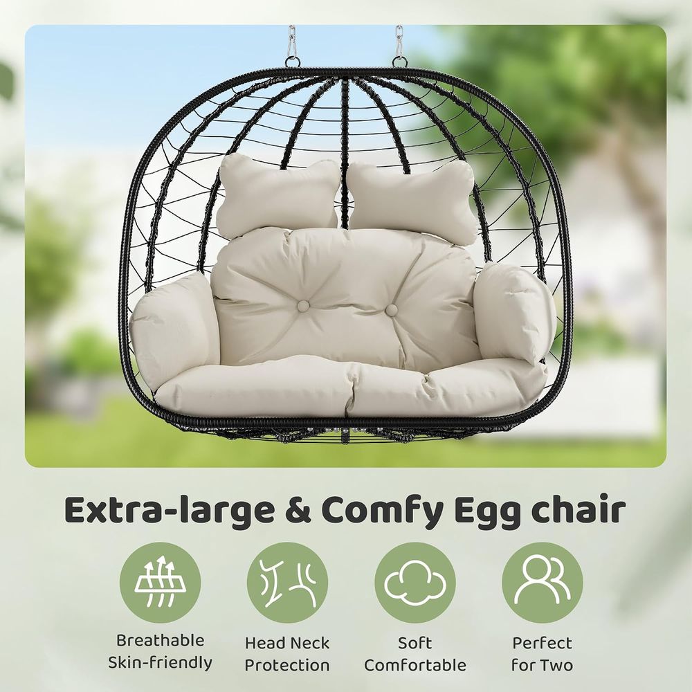 Двойное подвесное кресло-яйцо  – обзор и цена Hanging Egg Chair