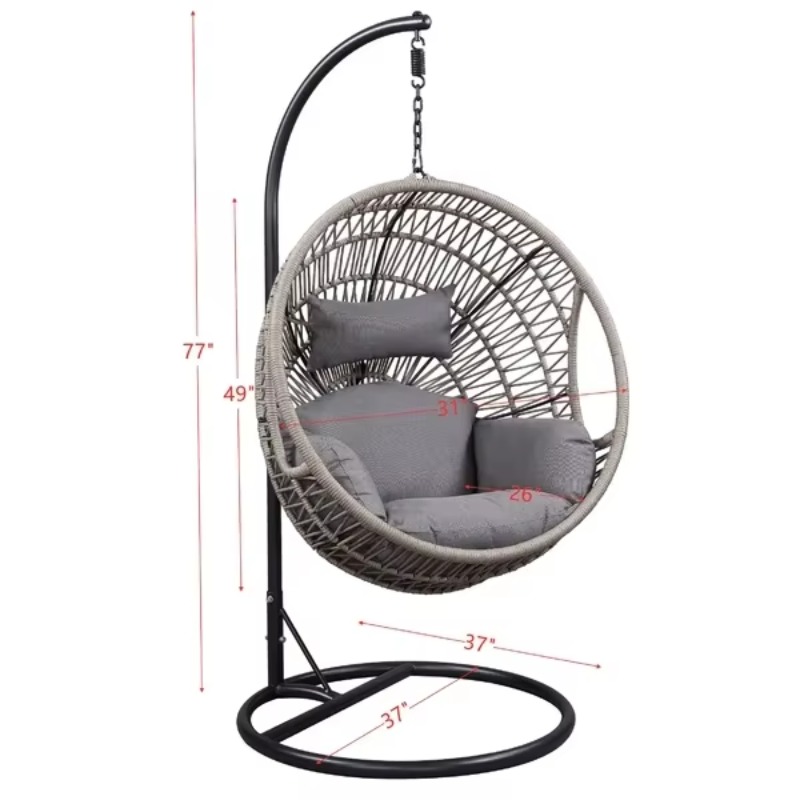 Современное подвесное кресло-к – обзор и цена Hanging Egg Chair