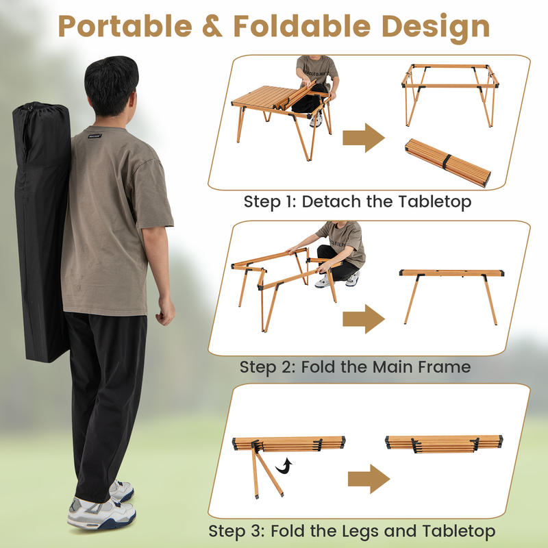Складной стол для пикника 93 x – обзор и цена Folding Picnic Table